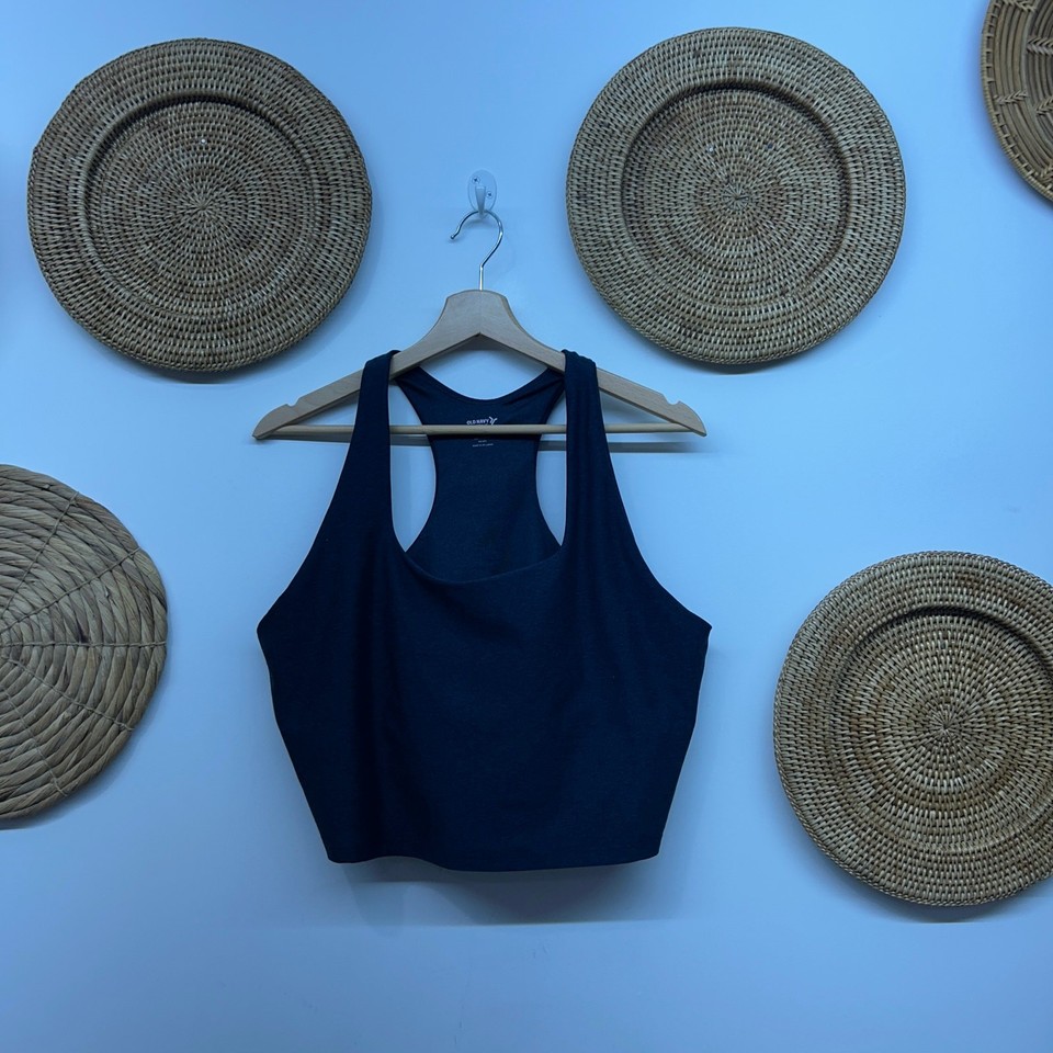 BUNDLE Old Navy Active Cloud + Matching 3-Piece Set Athleisure Navy Blue Workout