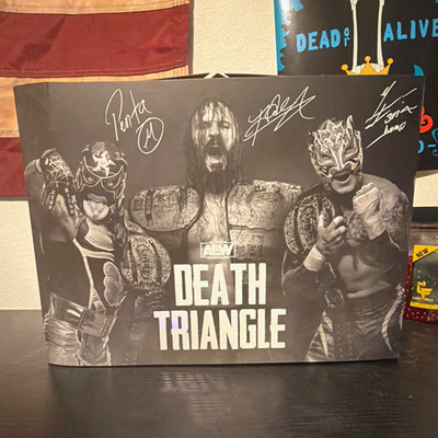 AEW Death Triangle Vault Exclusive Action Figure Set Pac Penta Rey Fenix