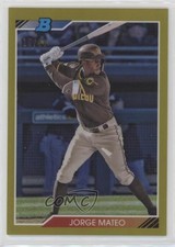 2020 Bowman Heritage Chrome Prospects Gold Refractor 15/50 Jorge Mateo 7xr