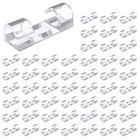 400PCS Cable Clips Cable Tidy Wire Holder with Strong Self Adhesive Pads7342