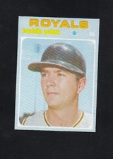 1971 TOPPS BASEBALL #626 Freddie Patek KC ROYALS BLACKLESS VERY RARE  