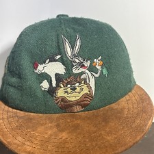 VTG ACME Kids 1992 Warner Bros Taz, Tweety, Bugs and Sylvester Snapback Cap Hat