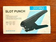 ID Card Slot Punch Badge Slot Hole Puncher Name Tag Punch Hand Held Jikiou