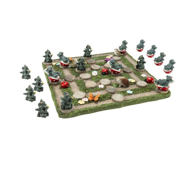 Mühle Spiel Mit Drachen Figuren