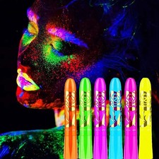 6 PCS Halloween Face Paint Luminous Body Painting Professional Paint' ,.;'/ O0G5