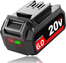 6.0Ah 20V Li-Ion Battery for SKIL PWRCore 20 Tools, Replaces BY519601/603/701
