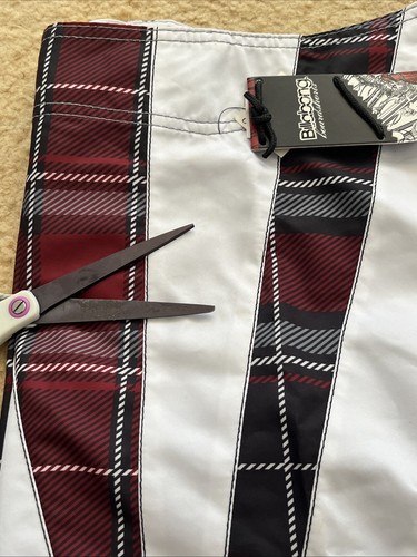 NUEVO CON ETIQUETAS BILLABONG ANDY IRONS SOL NACIENTE TALLA 33 TABLA A CUADROS PANTALONES CORTOS DE SURF FIRMA - Imagen 8 de 11