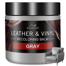 Leather Recoloring Balm and Leather Repair Kit for Furniture, Gray Leather Dye