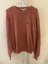 Vtg 80’s Murrays Toggery Shop Nantucket Red Collection Knit Sweater Mens Large