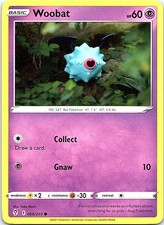 Woobat Evolving Skies 068/203 Common Pokemon Near Mint Pokemon Card