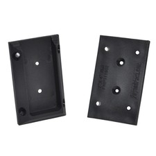 PNP111902 10PCs Black Anti-UV Solid Deck Railing Connectors for 2x4 Actual 1.