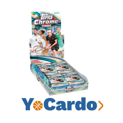 2025 Topps Chrome Tennis Hobby Box