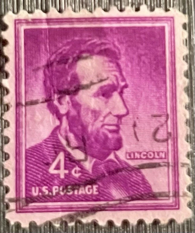 4 Cent Lincoln Stamp In Used Us Stamps (1901-Now) for sale | eBay