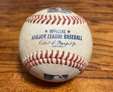 Orioles v Astros Game Used Baseball 8/17/2025 Henderson WALK + Rutschman Hit OUT