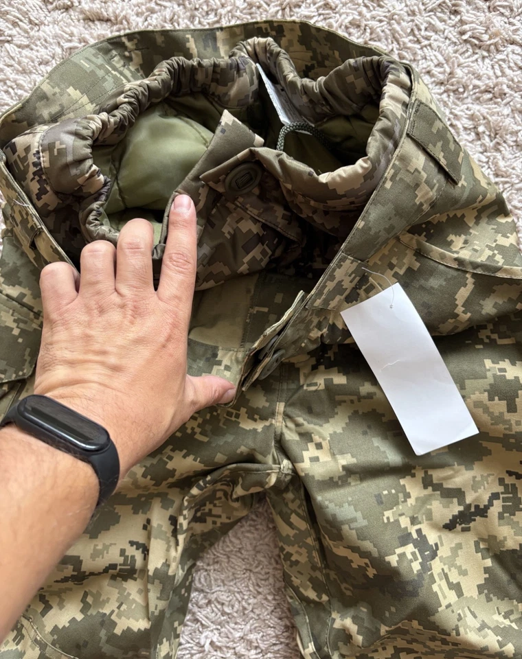 Combat Ukrainian pants from uniform of Special Forces camouflage Pixel mm-14 - Image 3 of 3