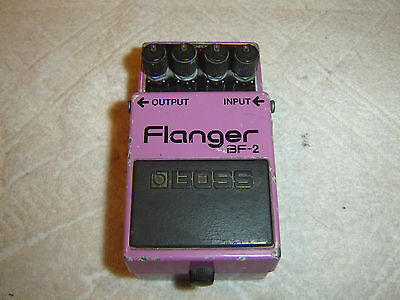 Boss BF-2, Flanger, Black Label, Made in Japan, Vintage Boss BF-2, Flanger, Black Label, Made in Japan, Vintage