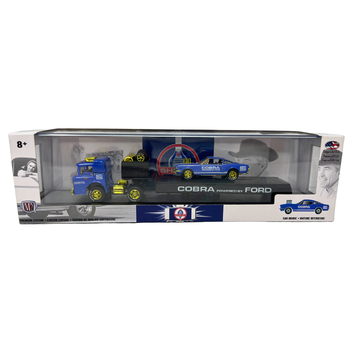 M2 Machines Auto-Haulers Ford C-600 & 1966 Shelby G.T. 350