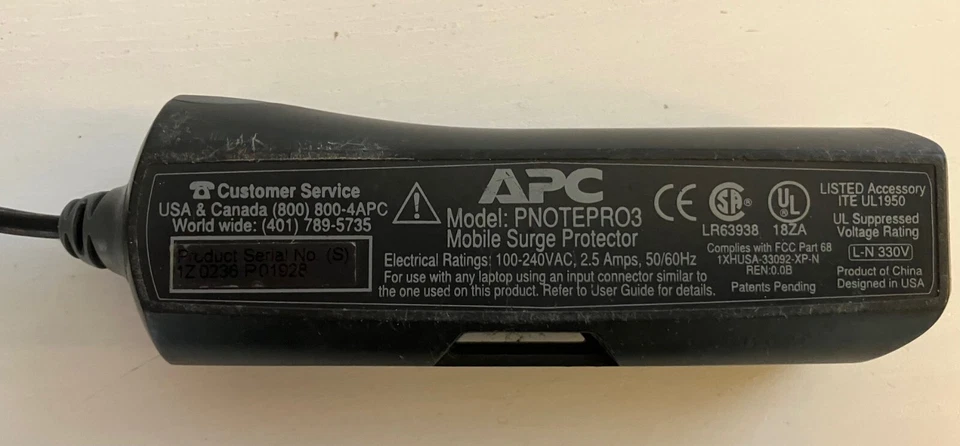 APC PNOTEPRO3 Mobiler Überspannungsschutz - Perfekt für Reisen im globalen Süden - Bild 4 von 4