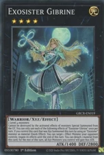 Yugioh! Exosister Gibrine - GRCR-EN019 - Super Rare - 1st Edition Near Mint, Eng