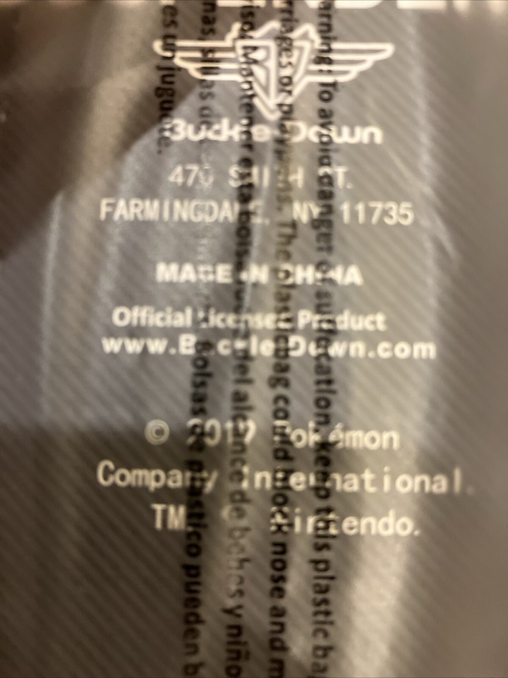 Pokemon Pokeball Buckle Down Unisex Suspenders One Size Made In USA New