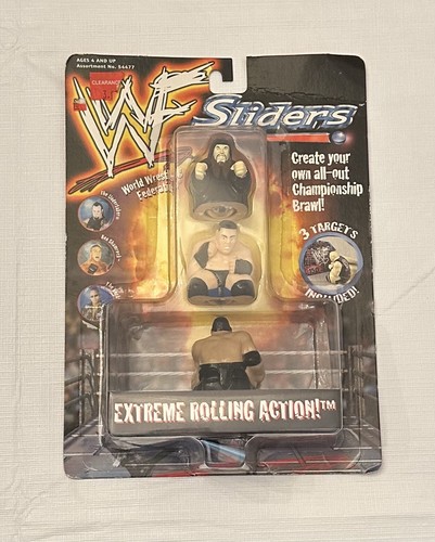 1999 WWF Sliders Figures Hasbro Undertaker, Ken Sh...