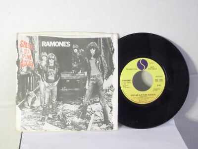 The Ramones,Sire1006''Sheena Is A Punk Rocker''US,7'' 45 w P/S PROMO,1977 punk,M-