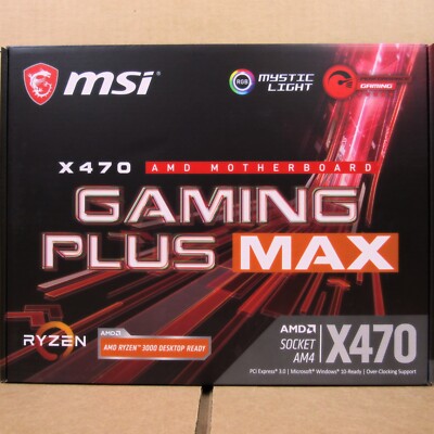 PCパーツ ryzen5 3600x + msi x470 gaming plus MAX MSI X470 GAMING PLUS MAX AM4 ATX AMD Motherboard - Newegg.com