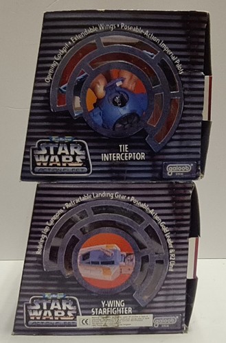 STAR WARS : Y-WING + GOLD LEADER & R2 UNIT, TIE INTERCEPTOR + IMPERIAL PILOTS - Bild 3 von 24