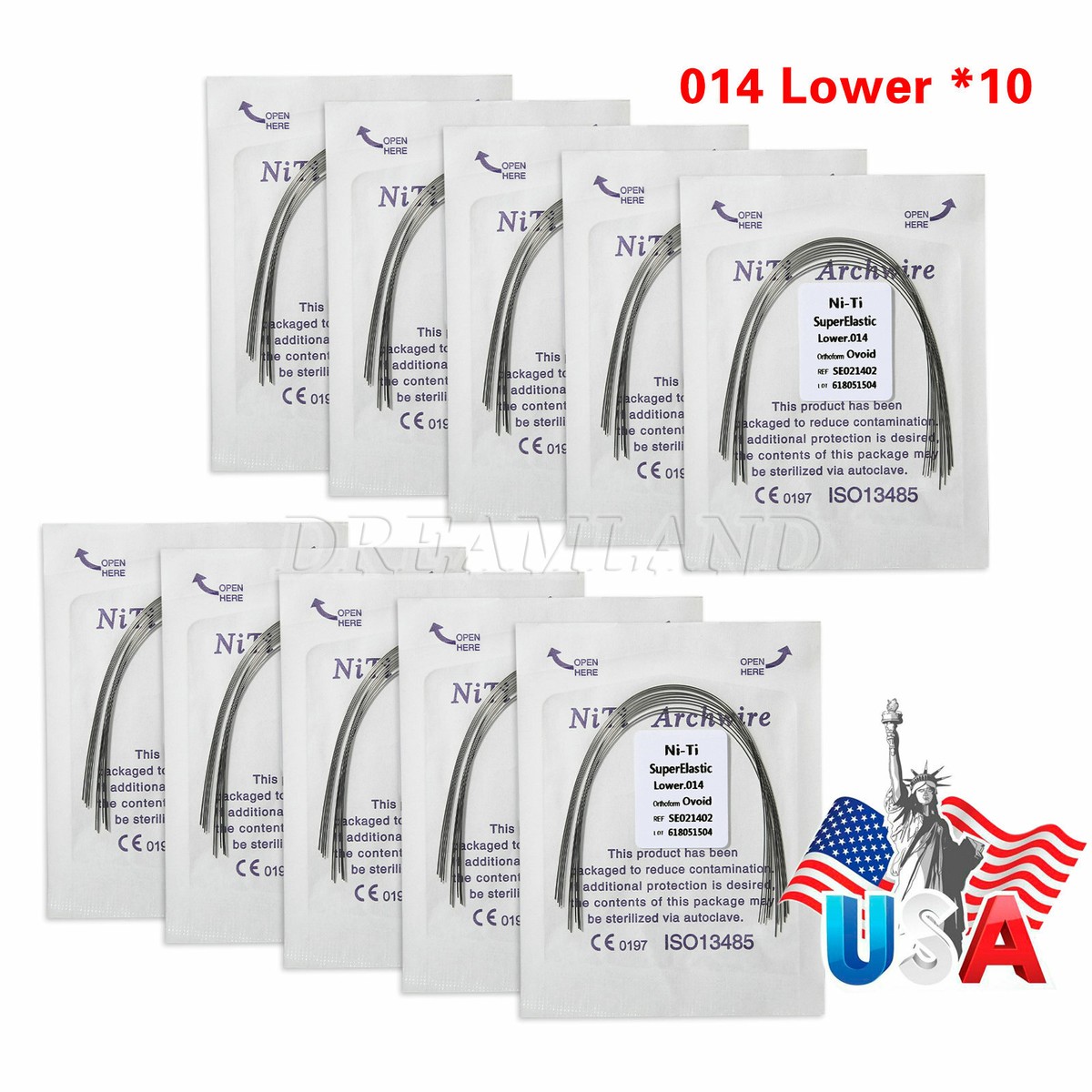 Filo Per Arco Ortodontico Dentale Rotondo Ni Super Elastico - Foto 8