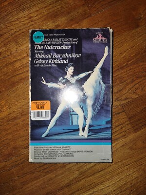 The Nutcracker 1982 VHS Big Box Mikhail Baryshnikov MGM/UA 1977 Production