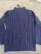 Ralph Luren half zip sweaters size M Navy Blue With tags 