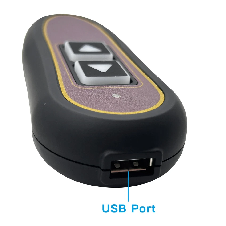 Reclinable 2 Botones 5 Pin Reemplazo Remoto ZK1200-HC Golden Technologies con USB Foto 3 de 4