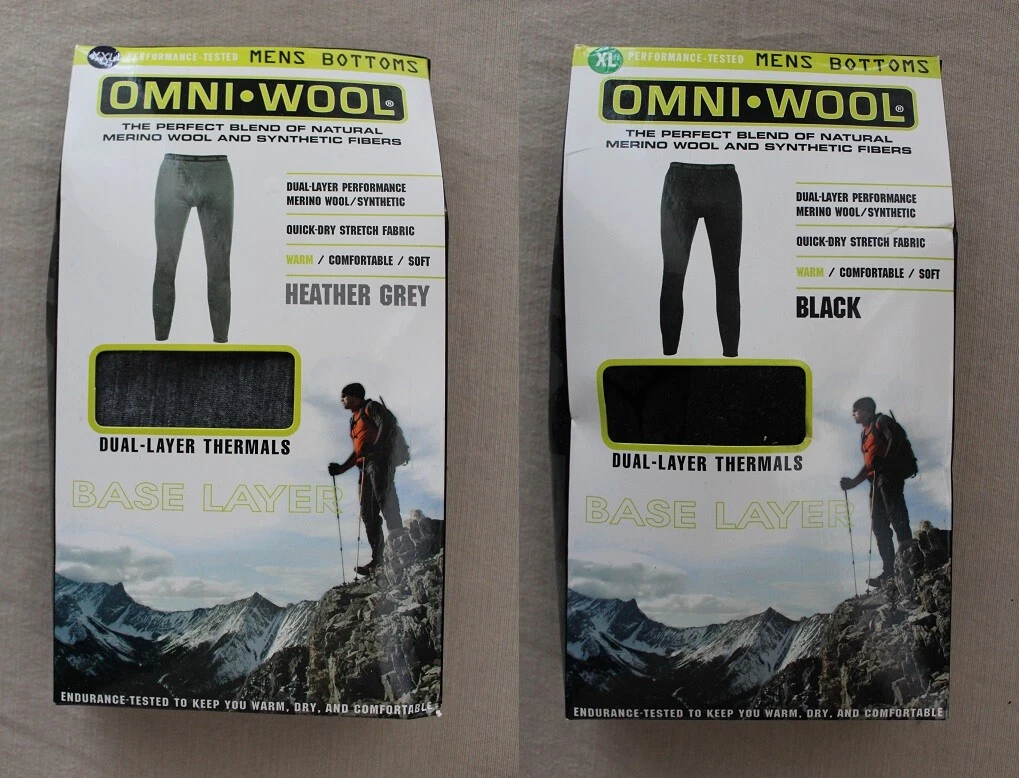 Omni Wool • Men's Polyester Wool Blend Base Layer Bottoms XL/XXL
Opens in a new window or tab
