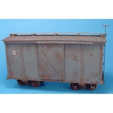 On30 17' STEEL SIDE 7 TON BOX CAR WISEMAN MODEL SERVICES / YORKE KIT #TYSTLBOX 