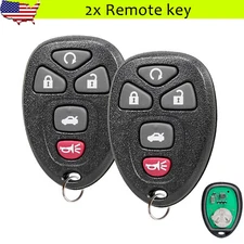2 For Chevrolet Impala 2006 - 2010 2011 2012 2013 2014 2015 2016 Remote Key Fob