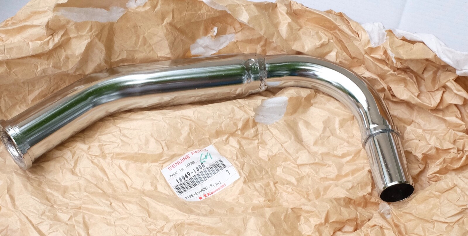 Tube d'échappement Kawasaki pour Vulcan Classic 18049-1888 pour remplacer un collecteur usé