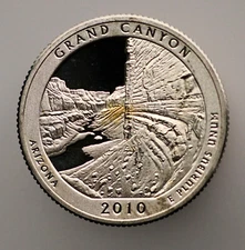 2010-S ATB Grand Canyon Quarter Proof – 90% Silver – .1808 Troy oz SH09