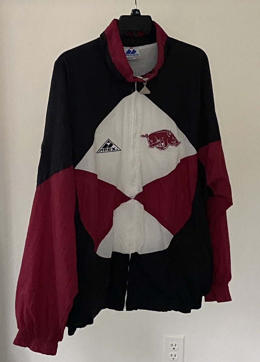 Arkansas Razorbacks 90s Team Issued Apex One Jacket Size XL