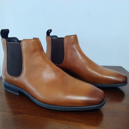 Mens Hush Puppies Norris Casual Tan Leather Boot's. Size 8 AU