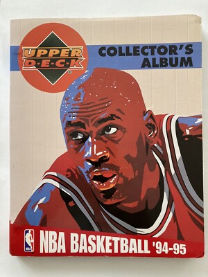 1994 Upper Deck Sammelordner ''NBA Basketball 94-95'', komplett, inkl. M.J. Heroes