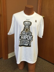 NEW NHL BOSTON BRUINS REEBOK 2011 STANLEY CUP FINALS WHITE SHORT SLEEVE T-SHIRT | eBay