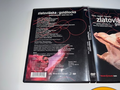 GOLDILOCKS Zlatovlaska DVD Ballet Fairy Tale 2008 Czech Republic Region Free! - Picture 2 of 2