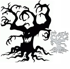 Halloween Tree Frame Metal Die Cuts Dies Cutting,Halloween Tree Cutting Dies ...