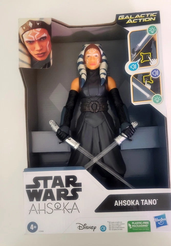 Figura Jedi Interactiva Disney Star Wars Acción Galáctica AHSOKA TANO 12" 2023 Foto 2 de 4