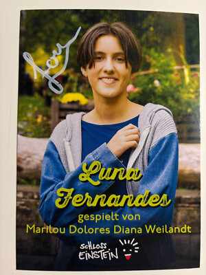 Marilou Dolores Weilandt - Schloss Einstein - Autogrammkarte - original signiert