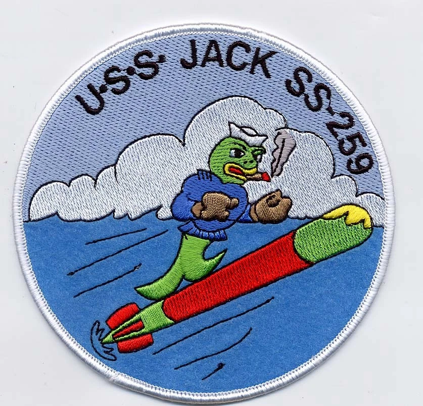 USS Jack SS 259 BC Patch Cat No C6063