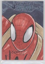 2017 Fleer Ultra Marvel Spider-Man 1/1 Matt Langford Auto Sketch p1l