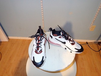 NEW NIKE Air Max 270 React Woman Shoes White Brown EU 38.5 US 7.5