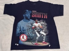 Vintage 90s Pro Player St Louis Cardinals Ozzie Smith T Shirt Size 14/16 USA