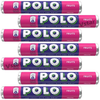 Polo Sugar Free Berry Mints Tubes, 32 x 33.4g Fresh Breath, Vegan, FREE ...